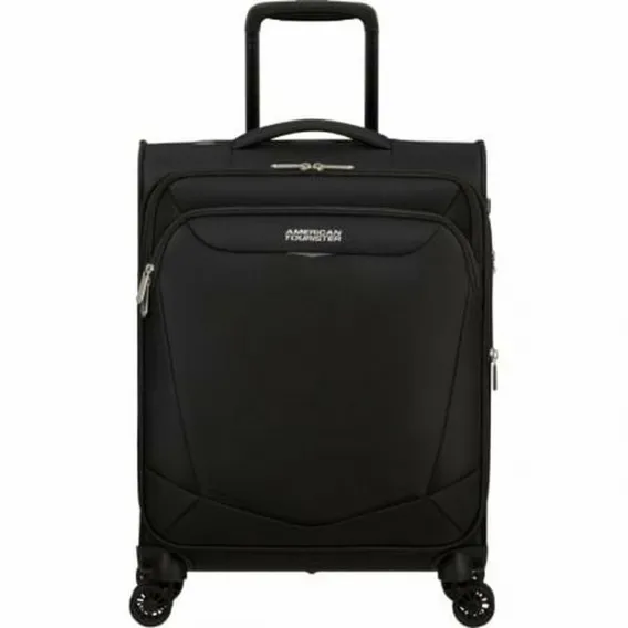 Koffer Trolley Kabinentrolley  American Tourister Reisekoffer Schwarz 47 L 55 x 