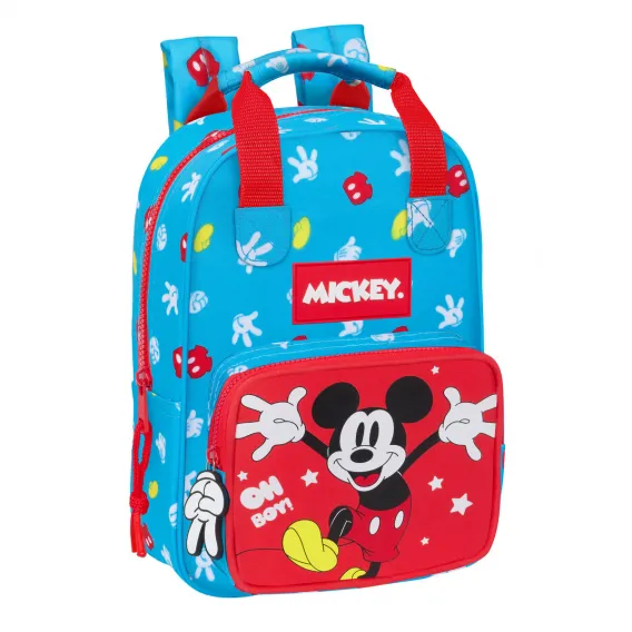 Kinder Rucksack Mickey Mouse Clubhouse Fantastic Blau Rot 20 x 28 x 8 cm