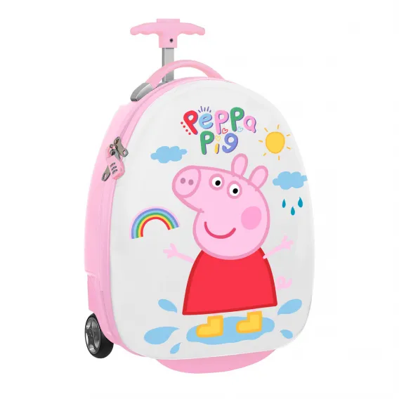 Koffer Trolley Peppa Pig peppa pig Fr Kinder Rosa Minze 16?? 28 x 43 x 23 cm