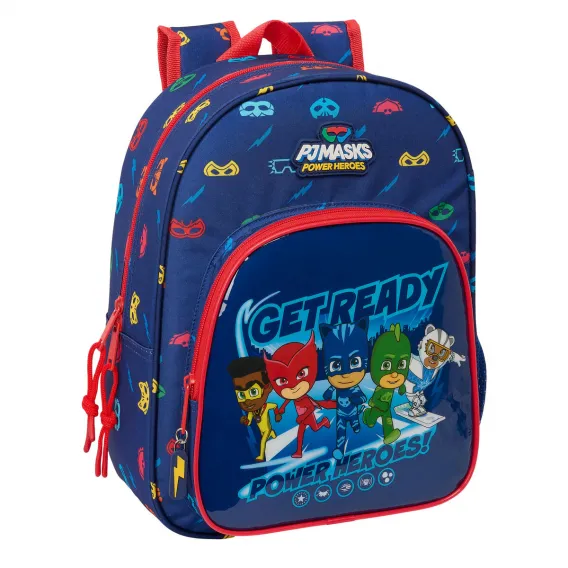 Kinder Rucksack PJ Masks Ready Marineblau 26 x 34 x 11 cm