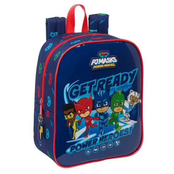 Kinder Rucksack PJ Masks Ready Marineblau 22 x 27 x 10 cm